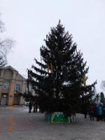 Відбулось святкове запалення головної ялинки Луцького району