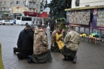 Військових, які загинули за захист України, вшанували молитвою