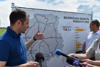 Волинську область відвідав голова Державного агентства автомобільних доріг України Олександр Кубраков