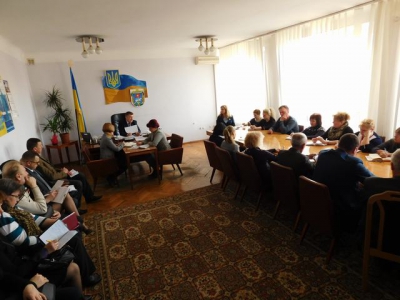 Нарада з відповідальними працівниками структурних підрозділів райдержадміністрації, які закріплені за сільськими, селищними радами