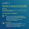 Відсьогодні в Україні доступний новий інструмент підтримки для внутрішньо переміщених осіб – субсидія на оренду житла.