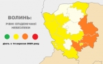 На Волині з 14 вересня діятиме нове епідемічне зонування