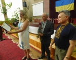 Заступник голови райдержадміністрації Інна Бас взяла участь в урочистості до Дня незалежності України в центральній районній лікарні