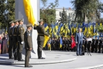 Виступ Президента під час церемонії урочистого підняття Державного Прапора України