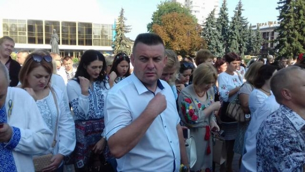 Участь в обласних урочистостях в День незалежності України